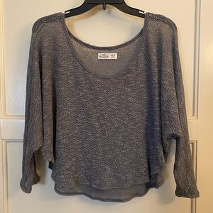 Hollister Grey Knit Sweater